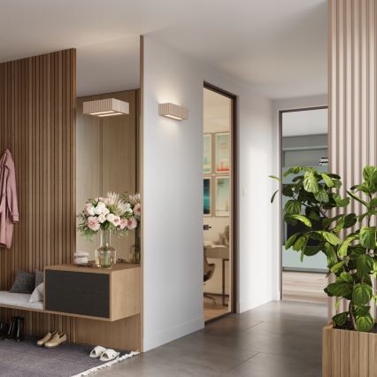 Nástenné svietidlo RIGATA 1xE27/15W/230V keramika/taupe