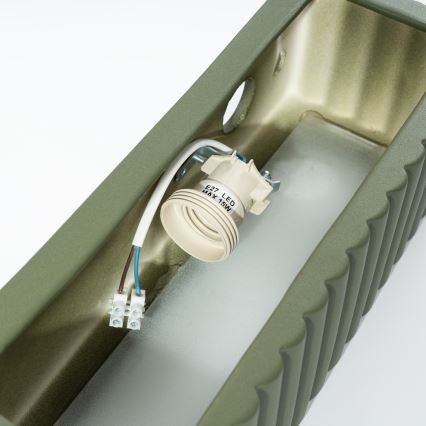 Nástenné svietidlo RIGATA 1xE27/15W/230V keramika/zelená