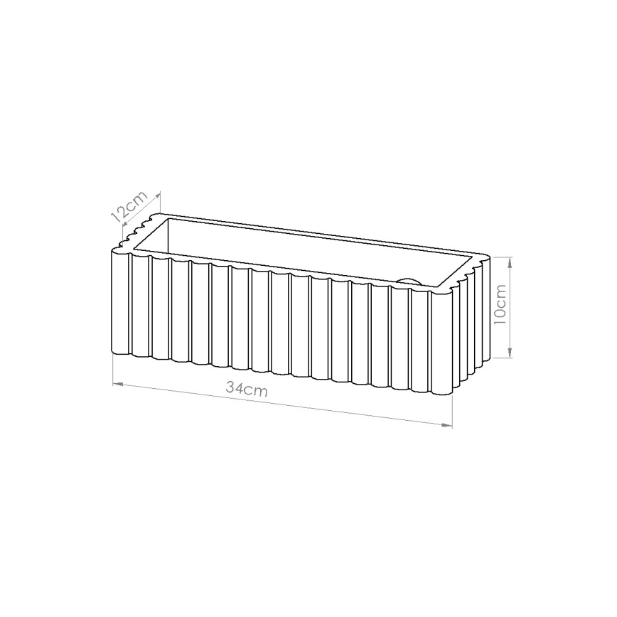 Nástenné svietidlo RIGATA 1xE27/15W/230V keramika/zelená
