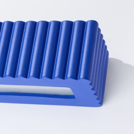 Nástenné svietidlo RIGATA 1xE27/15W/230V keramika/modrá