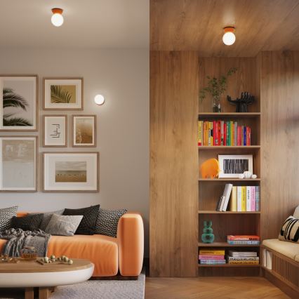 Kúpeľňové nástenné svietidlo ZORI 1xG9/8W/230V IP44 oranžové