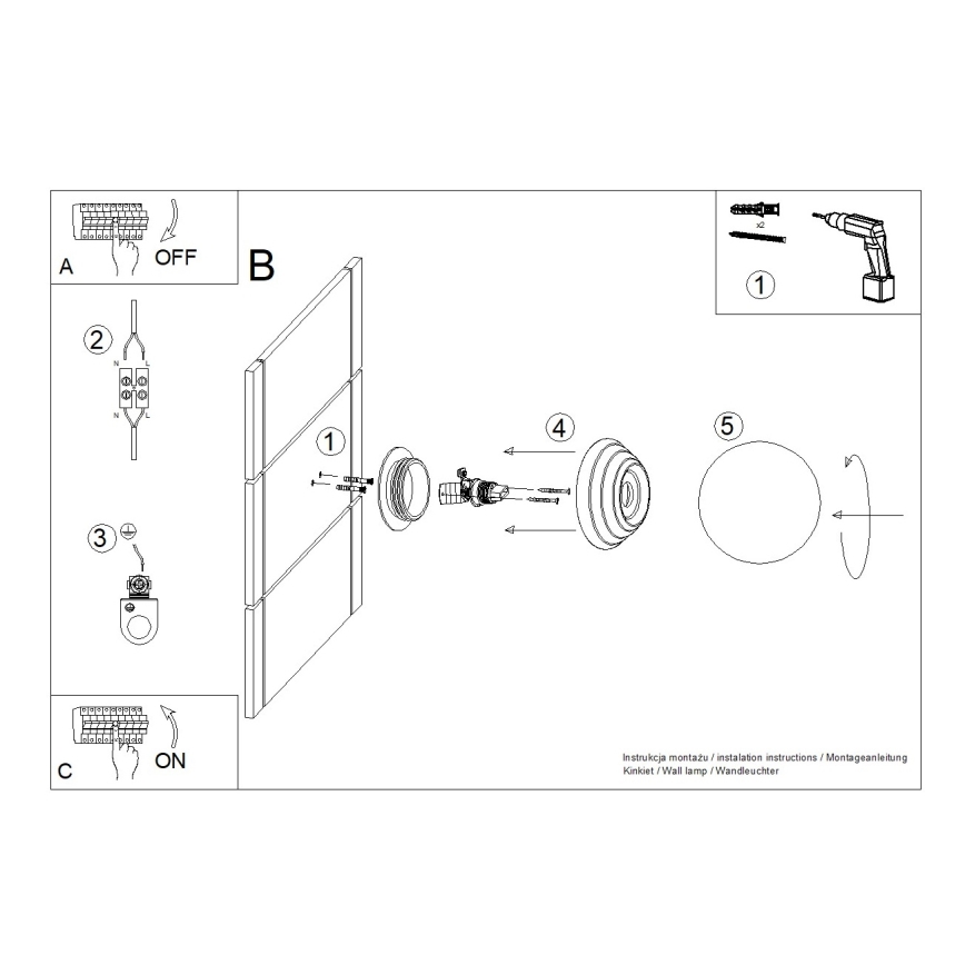Kúpeľňové nástenné svietidlo ZORI 1xG9/8W/230V IP44 oranžové