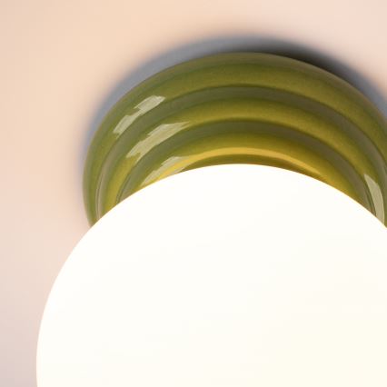 Kúpeľňové nástenné svietidlo ZORI 1xG9/8W/230V IP44 zelená