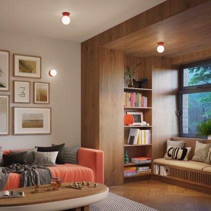 Kúpeľňové nástenné svietidlo ZORI 1xG9/8W/230V IP44 ružové