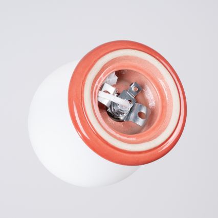 Kúpeľňové nástenné svietidlo ZORI 1xG9/8W/230V IP44 ružové