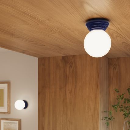 Kúpeľňové nástenné svietidlo ZORI 1xG9/8W/230V IP44 modrá