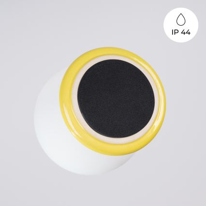 Kúpeľňové stropné svietidlo ZORI 1xG9/8W/230V, priemer 12 cm, IP44, žlté