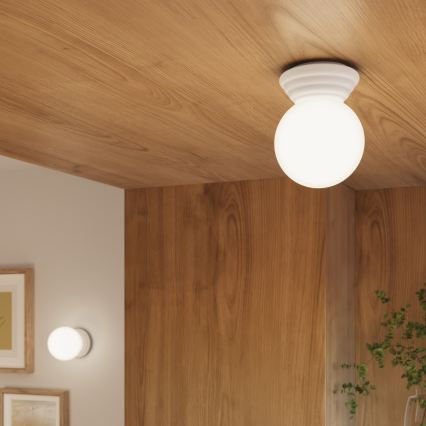 Kúpeľňové stropné svietidlo ZORI 1xG9/8W/230V pr. 12 cm IP44 biela