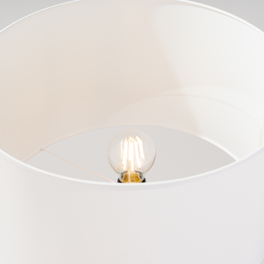 Stojacia lampa NATT 1xE27/15W/230V biela