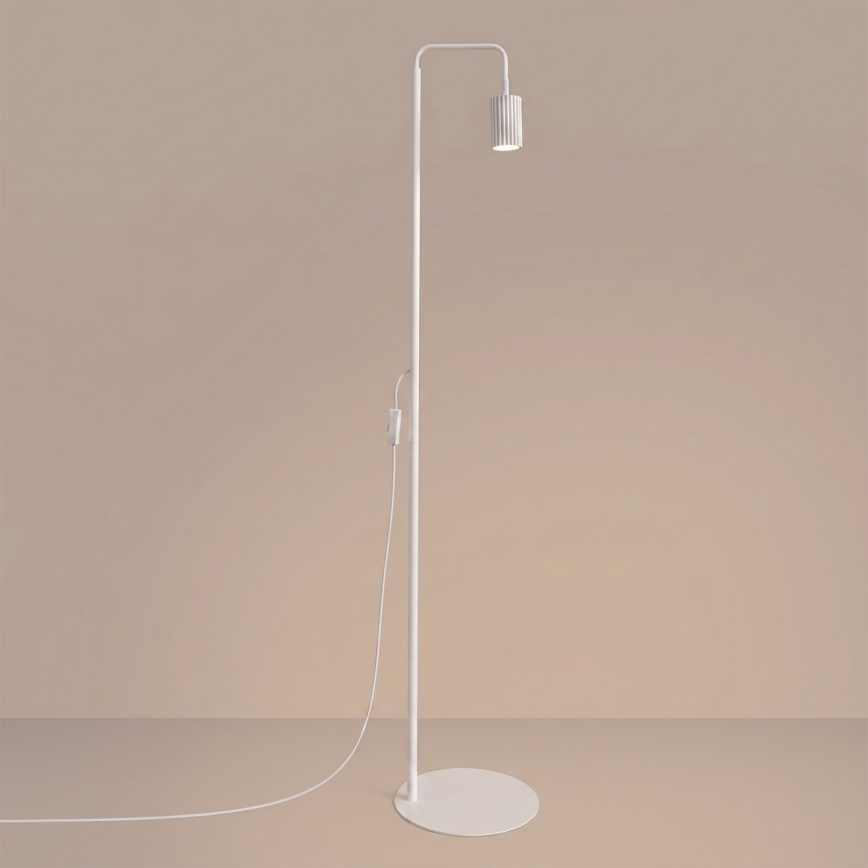 Stojacia lampa KARBON 1xGU10/10W/230V biela