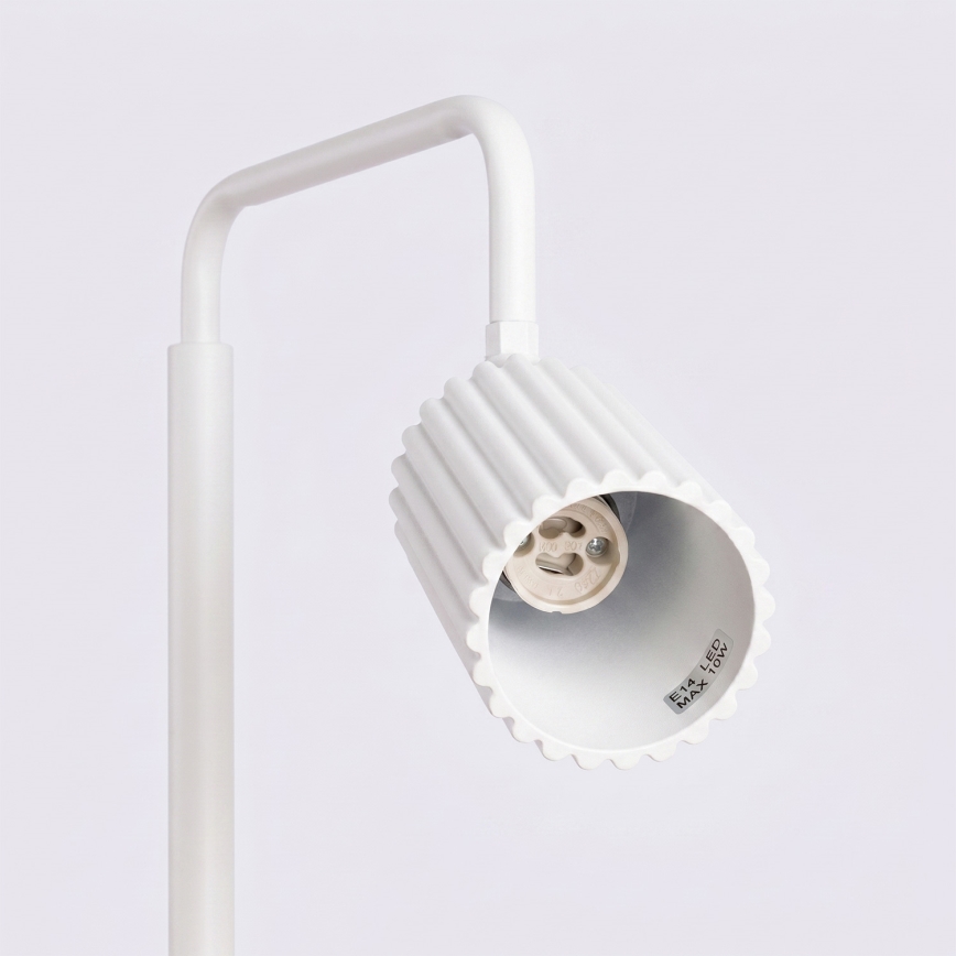 Stojacia lampa KARBON 1xGU10/10W/230V biela