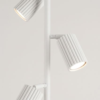 Stojacia lampa KARBON 3xGU10/10W/230V biela