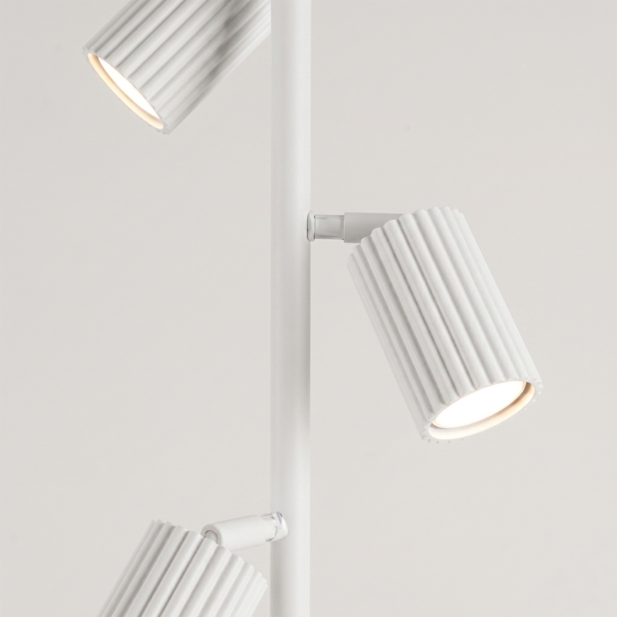 Stojacia lampa KARBON 3xGU10/10W/230V biela