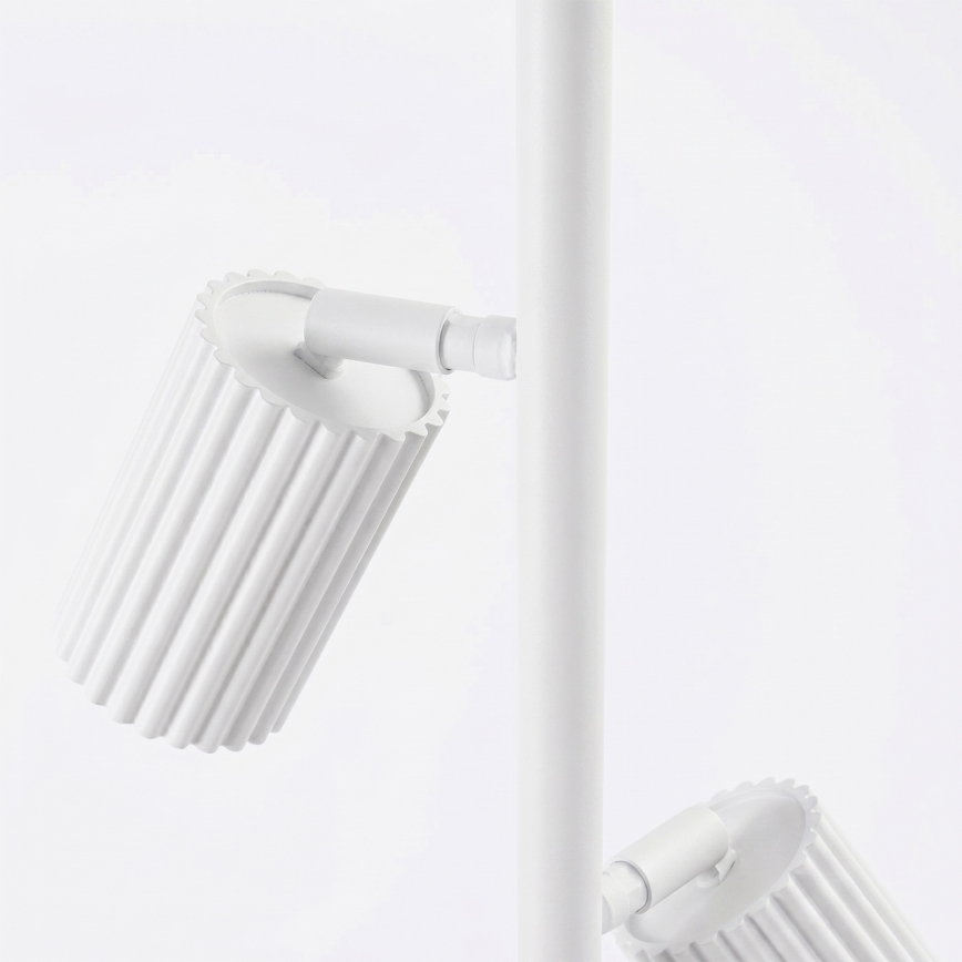 Stojacia lampa KARBON 3xGU10/10W/230V biela