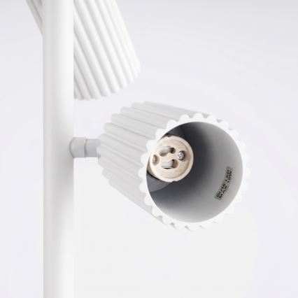 Stojacia lampa KARBON 3xGU10/10W/230V biela