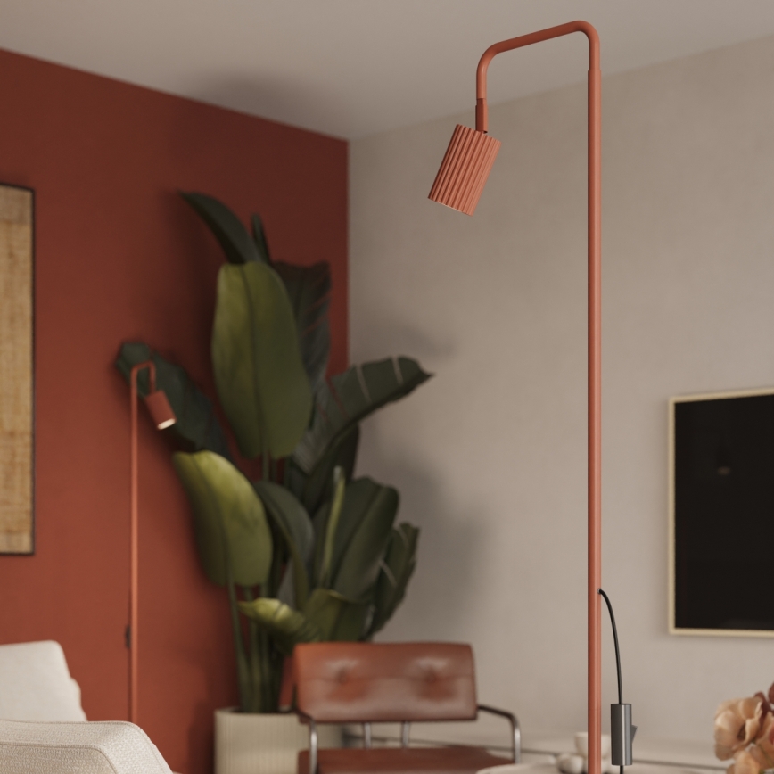 Stojacia lampa KARBON 1xGU10/10W/230V oranžová