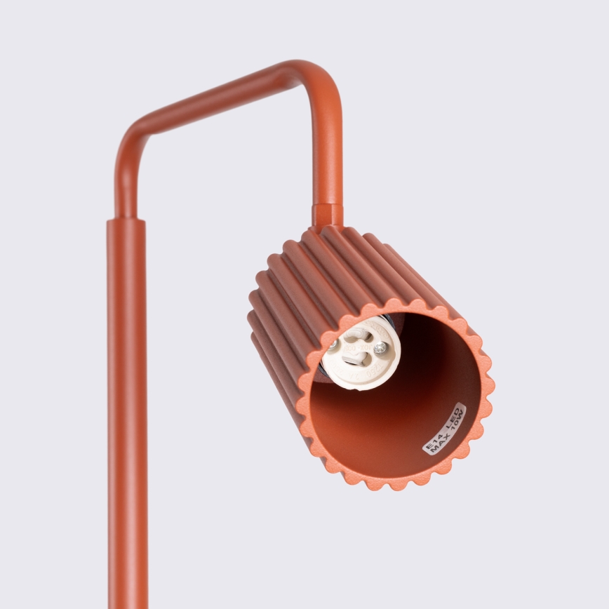 Stojacia lampa KARBON 1xGU10/10W/230V oranžová
