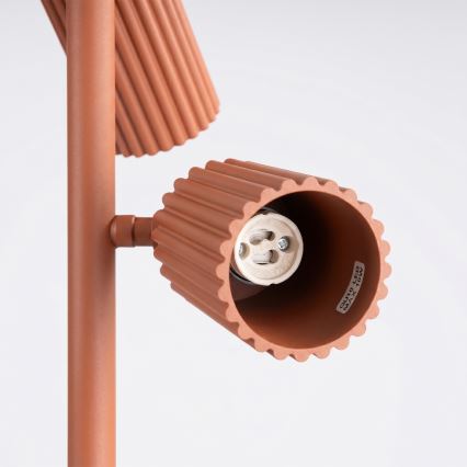 Stojacia lampa KARBON 3xGU10/10W/230V oranžová