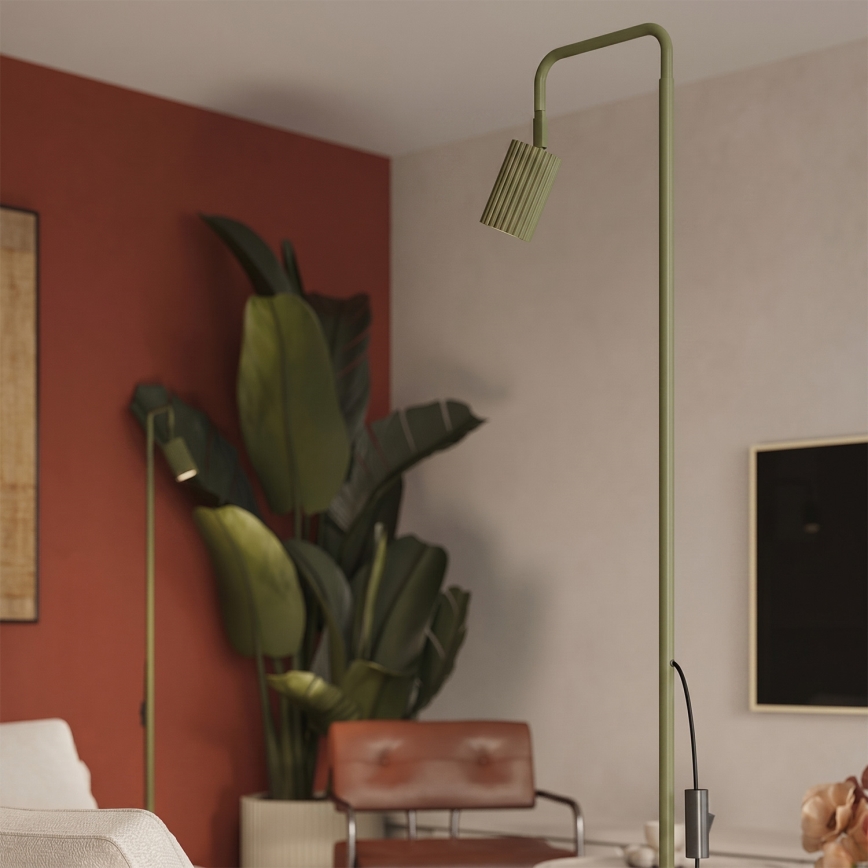 Stojacia lampa KARBON 1xGU10/10W/230V zelená