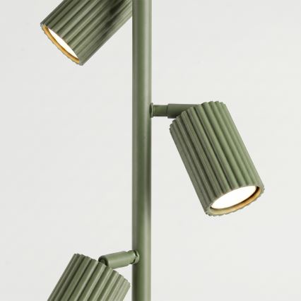 Stojacia lampa KARBON 3xGU10/10W/230V zelená