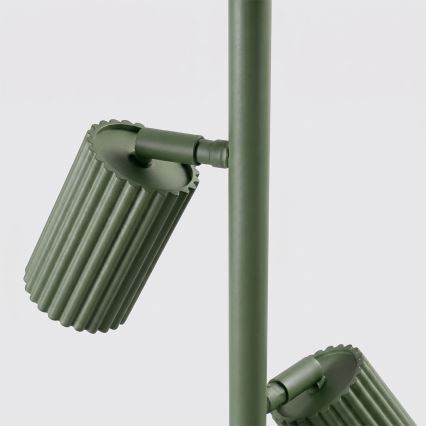 Stojacia lampa KARBON 3xGU10/10W/230V zelená