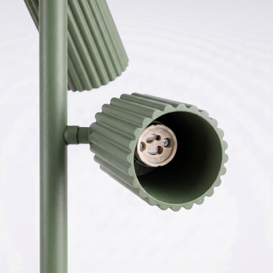 Stojacia lampa KARBON 3xGU10/10W/230V zelená