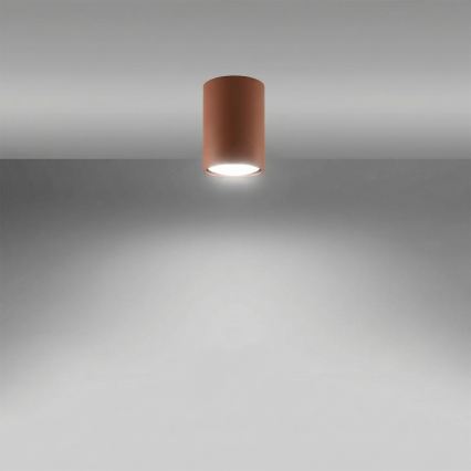 Bodové svietidlo LAGOS 1xGU10/10W/230V 10 cm hnedé