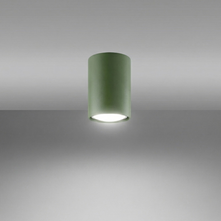 Bodové svietidlo LAGOS 1xGU10/10W/230V 10 cm zelené