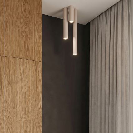 Bodové svietidlo LAGOS 1xGU10/10W/230V 20 cm krémové