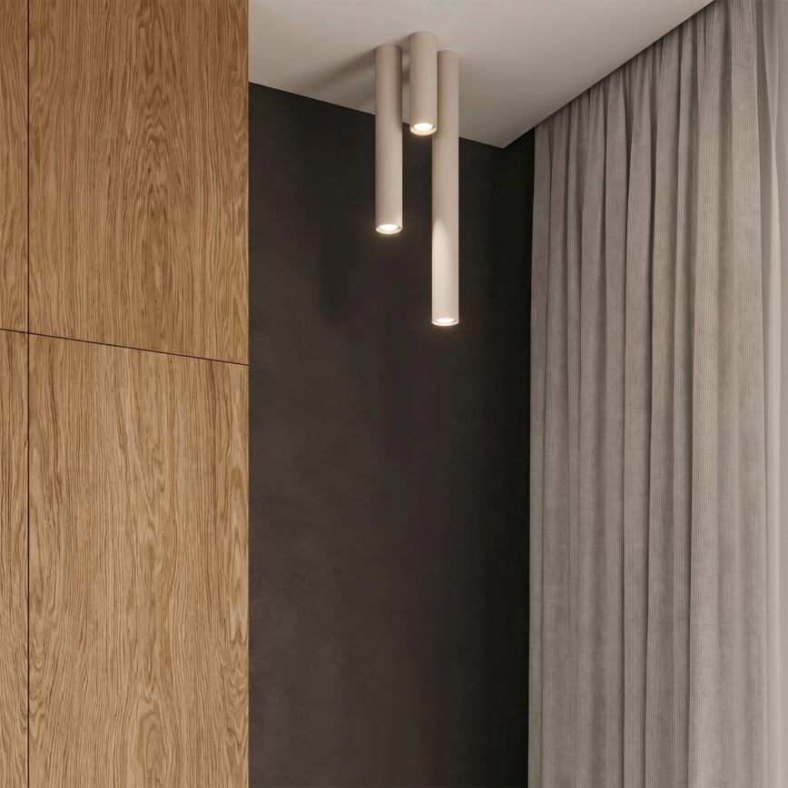Bodové svietidlo LAGOS 1xGU10/10W/230V 20 cm krémové