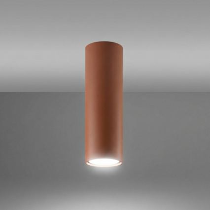Bodové svietidlo LAGOS 1xGU10/10W/230V 20 cm hnedé