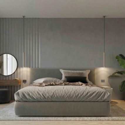 Závesné svietidlo na lanku PASTELO 1xG9/8W/230V taupe