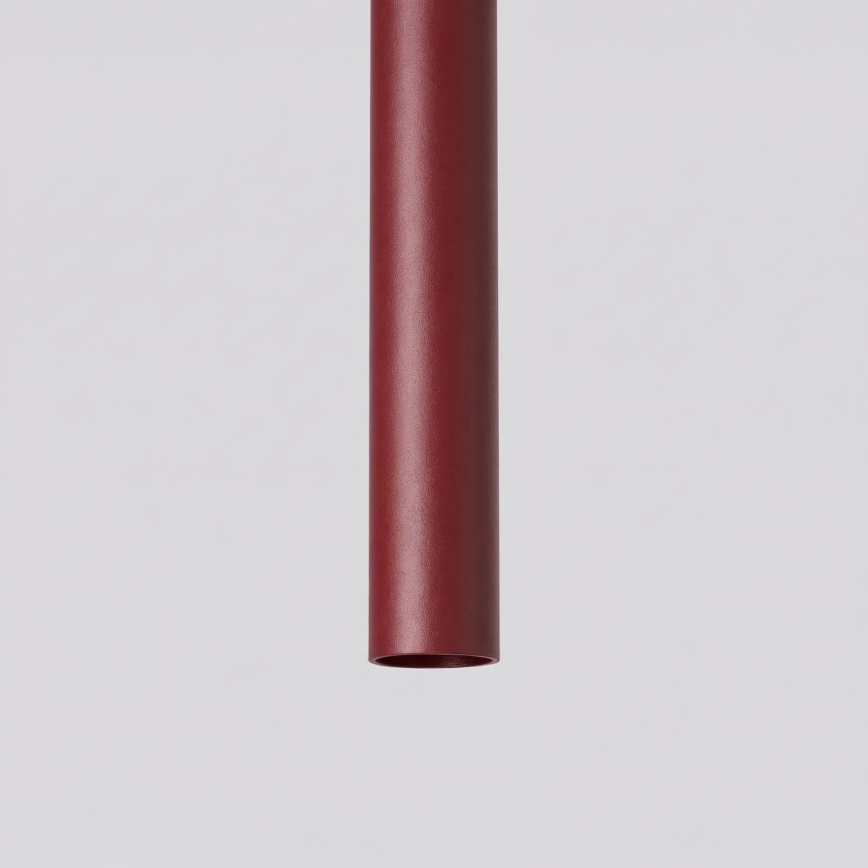 Luster na lanku PASTELO 1xG9/8W/230V červený