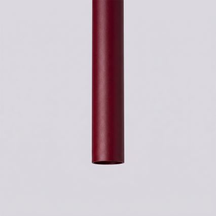 Závesný luster na lanku PASTELO 2xG9/8W/230V červený