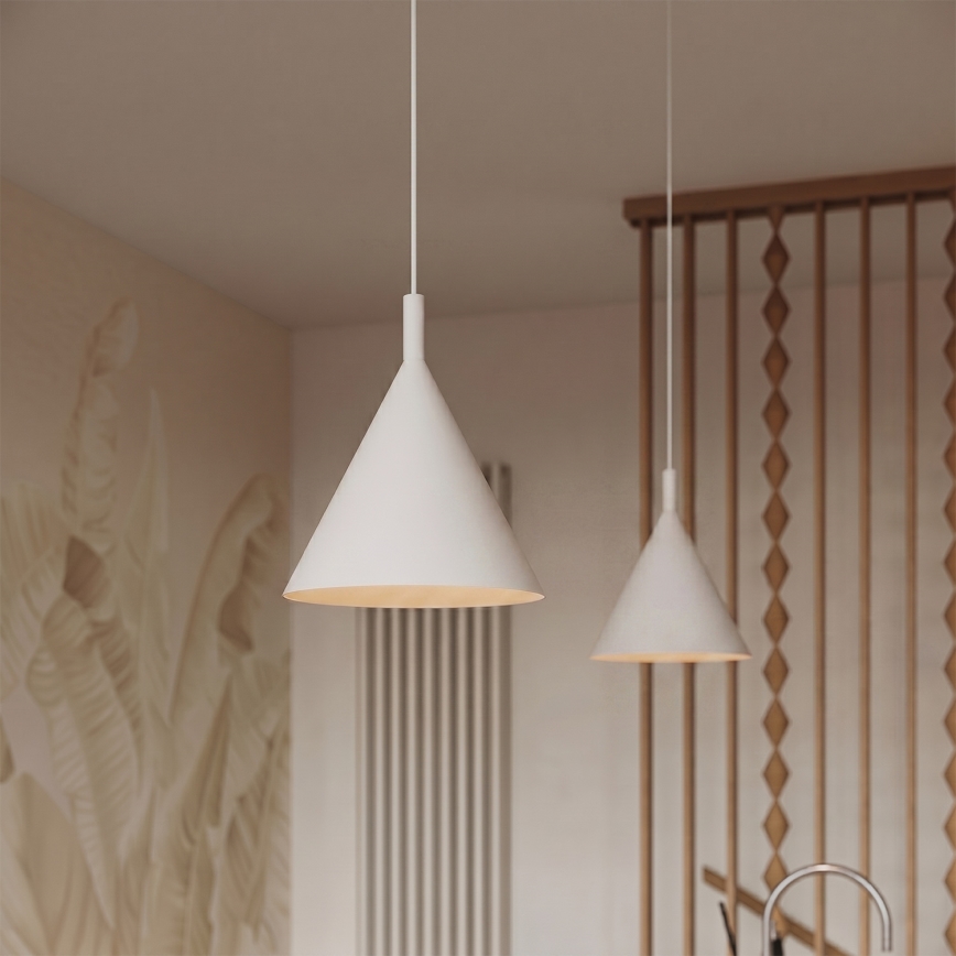 Luster na lanku NOX 1xE27/15W/230V krémový
