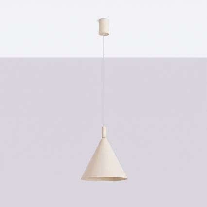 Luster na lanku NOX 1xE27/15W/230V krémový