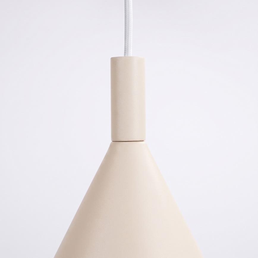 Luster na lanku NOX 1xE27/15W/230V krémový