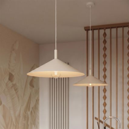 Luster na lanku NOX 1xE27/15W/230V krémový