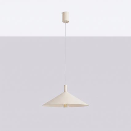 Luster na lanku NOX 1xE27/15W/230V krémový