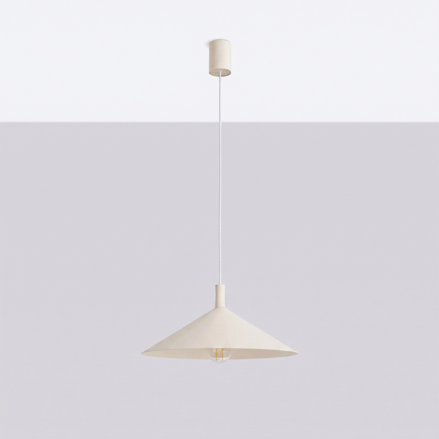 Luster na lanku NOX 1xE27/15W/230V krémový