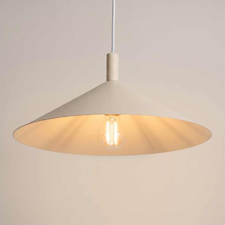 Luster na lanku NOX 1xE27/15W/230V krémový