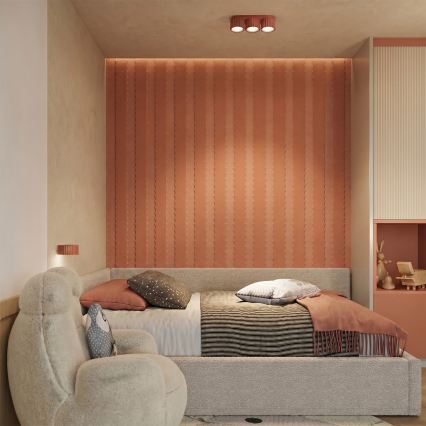 Nástenné svietidlo AURA 1xGX53/10W/230V oranžové