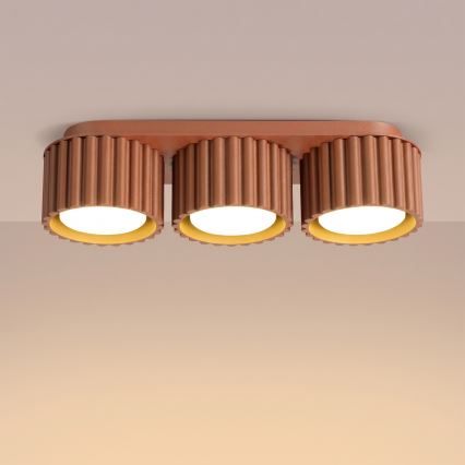 Bodové svietidlo AURA 3xGX53/10W/230V oranžové