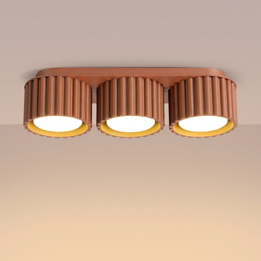 Bodové svietidlo AURA 3xGX53/10W/230V oranžové