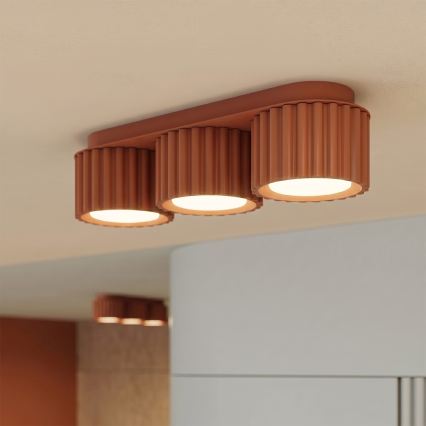 Bodové svietidlo AURA 3xGX53/10W/230V oranžové