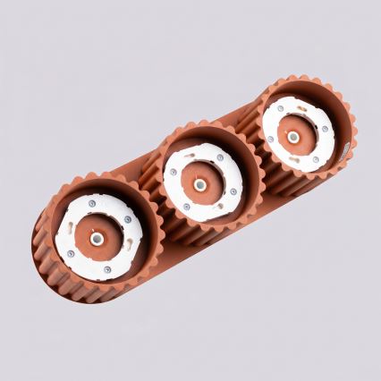 Bodové svietidlo AURA 3xGX53/10W/230V oranžové