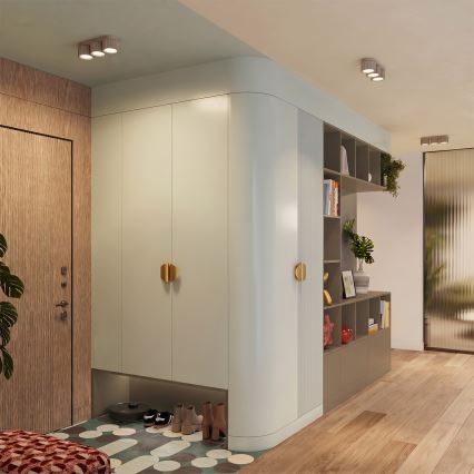 Bodové svietidlo AURA 3xGX53/10W/230V taupe