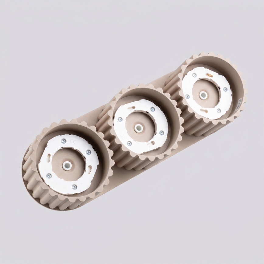 Bodové svietidlo AURA 3xGX53/10W/230V taupe