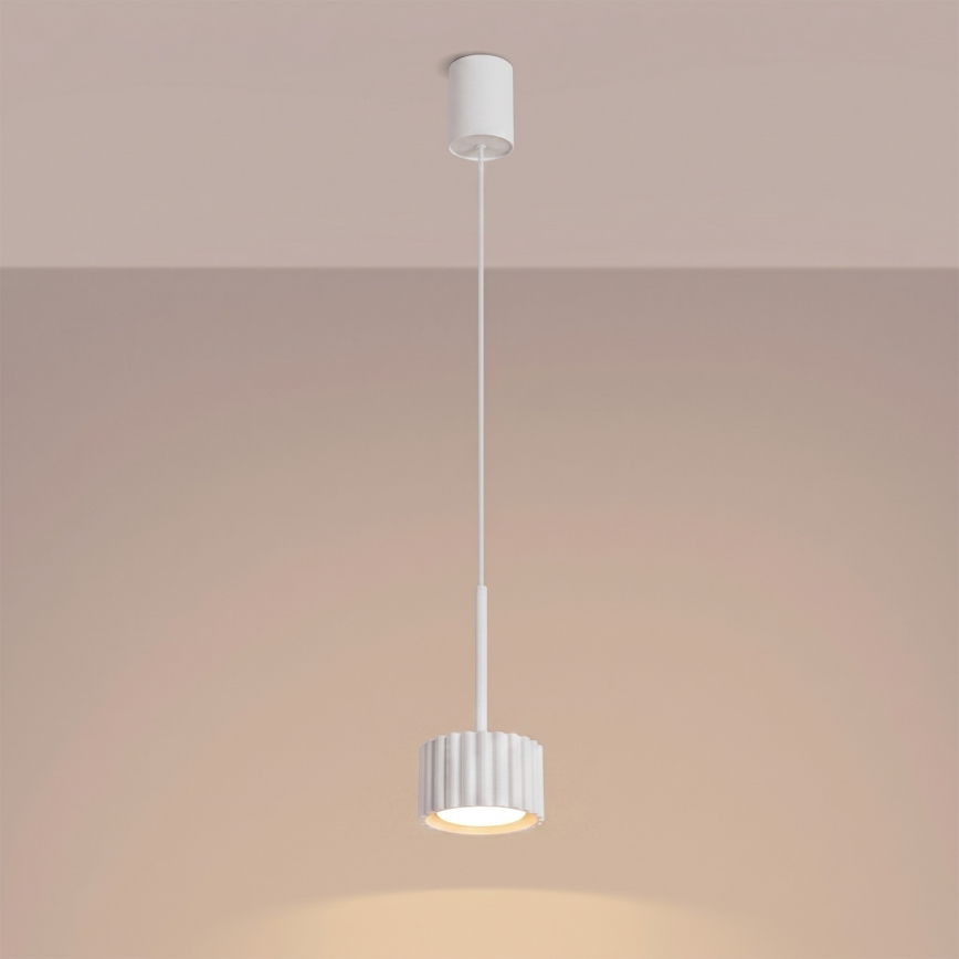 Luster na lanku AURA 1xGX53/10W/230V biely