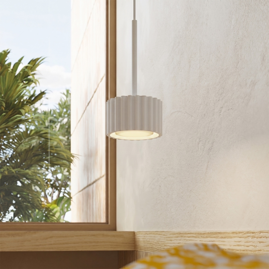Luster na lanku AURA 1xGX53/10W/230V biely
